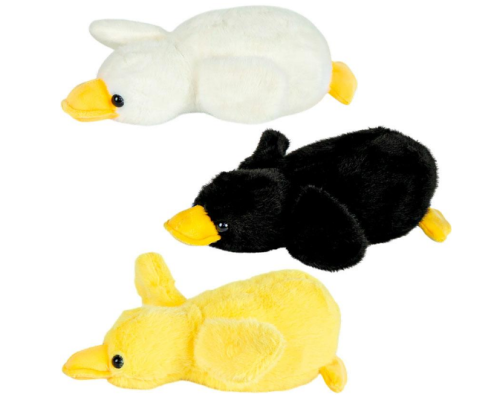 Іграшка плюшева "Качечка" для домашніх тваринок із пищалкою 697