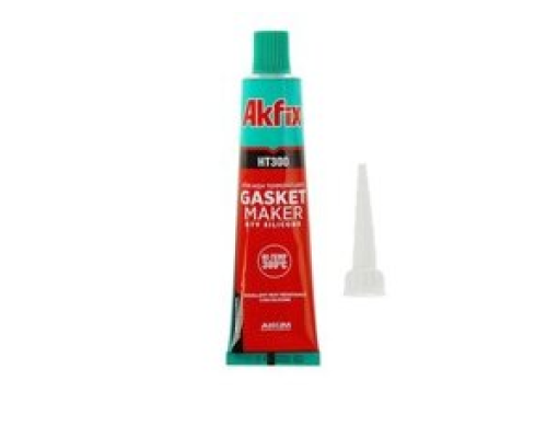 Герметик силіконовий високотемпературний HT300 чорний 50 г  (Akfix Ukraine) 62890