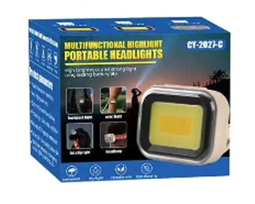 Ліхтар налобний Type-C Bailong CY-2027-C (240) 6483