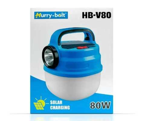Лампа діодна Bailong для кемпінгу Solar HB-V80 6846 (60)