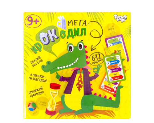 Настільна гра вікторина "Мега-крокодил" укр CROC-03-01U