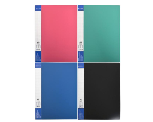 Тека з 40-а файлами пластик А4 "С" AD-40A