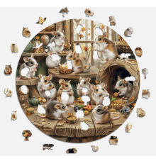 Дерев'яні Пазли Хом'яки 350 дет. 37,5*37,5см