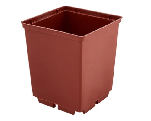 Горщик для розсади квадратний 7*8 см 0,29л теракот