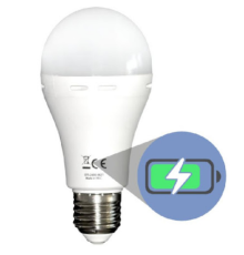 Лампа діодна акумуляторна E27 30W 2 акумулятора 3930