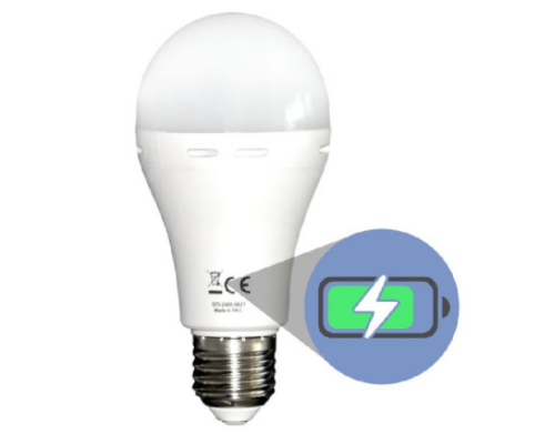 Лампа діодна акумуляторна E27 30W 2 акумулятора 3930