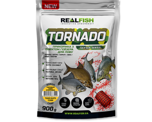 RealFish  Торнадо Короп Тигровий горіх Кукурудза 0,9кг