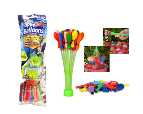 Набір кульок "ВОДЯНІ БОМБОЧКИ" 37 шт за 60 секунд