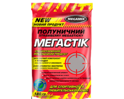 Мегамікс Мегастік "Полуничний" 150г