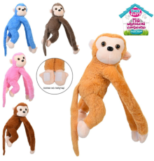 М'яка іграшка Мавпа Bambi YG0283(Pink) з липучками на двох лапках