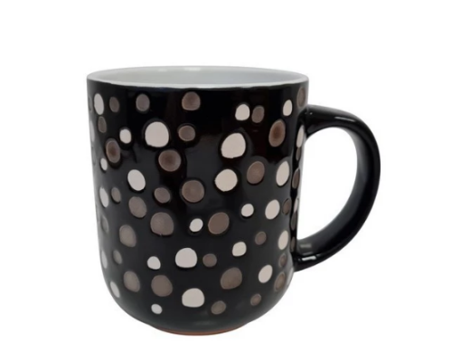 *Кухоль керамічний 500мл «Milika» Pebbles Black