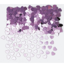 Рожеві блискітки-сердечка Confetti 14г
