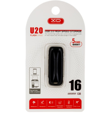 USB флеш-накопичувач XO U20 16GB (Чорний)