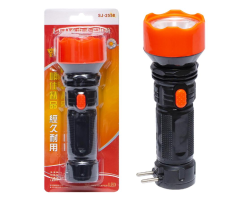 Ліхтарик LED 2558 акумулятор, 170*55*35мм