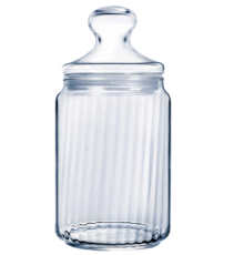 V9605 Ємність для сипучих з кришкою 1л «Luminarc» Club Striped