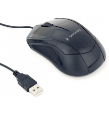 Оптична мишка Gembird MUS-3B-02, USB інтерфейс, чорний колір