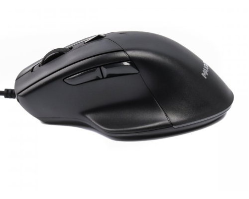 Миша дротова Mc-6B01, оптична, ергономічна, 6 кнопок, 2000. DPI, USB, чорна