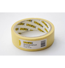 Стрічка клейка малярна 110 мкм стандарт 30 мм 20 м  (UNIFIX) 7030261
