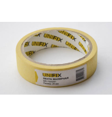 Стрічка клейка малярна 110 мкм стандарт 25 мм 20 м  (UNIFIX) 7520261