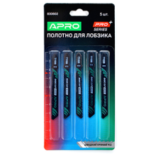 Полотно для лобзика (дерево) 76/50 мм 2 мм-12TPI швидкий прямий T119B PRO  (APRO PRO) (пач - 5шт)