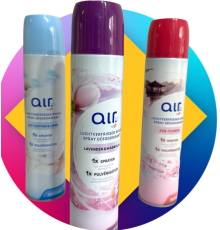 Освіжувач №4 мікс AIR W5 ZEN FLOWER/ LAVENDER MAGNOLIA/ VANILLE ORCHID 300ML WATER BASED