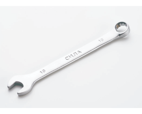 Ключ ріжково-накидний Стандарт 10 мм  (СИЛА)