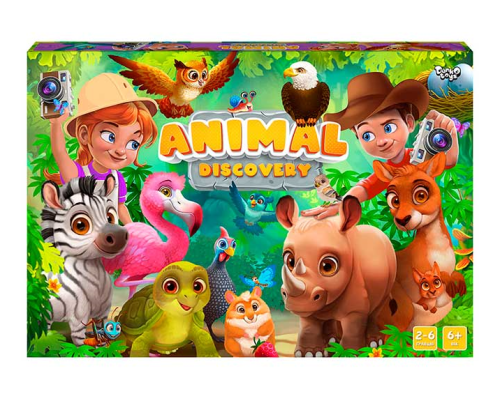 Настільна розважальна гра "Animal Discovery" на укр.мові G-AD-01-01U 111446