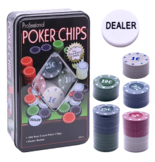 Набір для покеру, 100 фішок 100PC