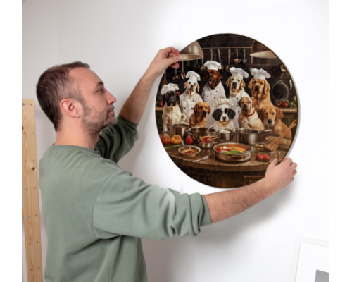 Дерев'яні Пазли Собаки-шеф-кухарі 200 дет. 25*25см