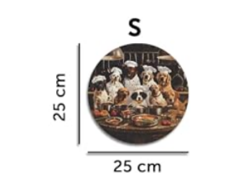 Дерев'яні Пазли Собаки-шеф-кухарі 200 дет. 25*25см