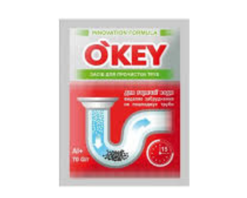 O'KEY Засіб д/труб гарячої води 70г