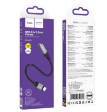 Кабель Aux Hoco UPA32C Type-C (Male) to Aux 3.5mm (Female) 15cm
