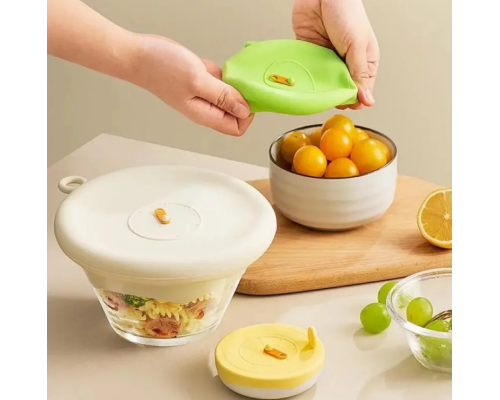 Силіконові кришки багаторазові 3шт COVER