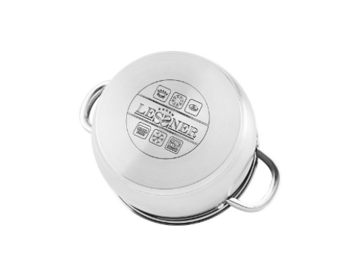 55865-24 Каструля "Lessner" з корозійностійкої сталі з кришкою 6,9л