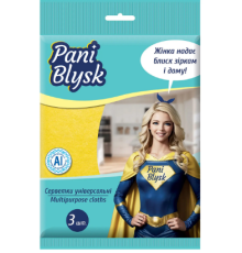 Pani Blysk Серветки універсальні 3шт