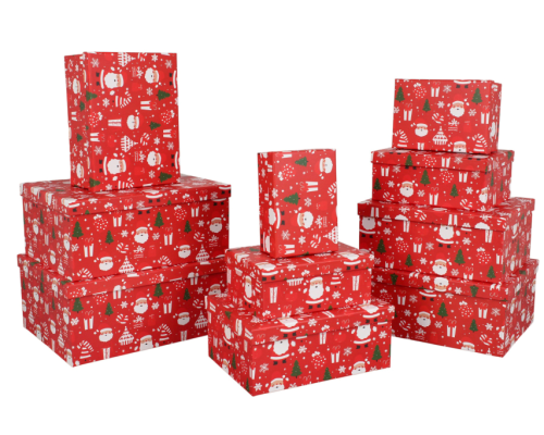 Новорічна подарункова коробка 73-5573 №8