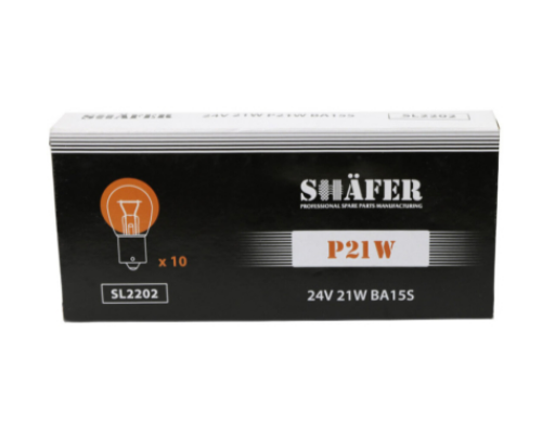 Автолампа SHAFER 24V21WP21WBA15S (SL2202)