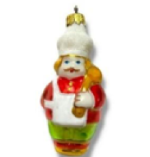 Скляна іграшка 1134 Кухар