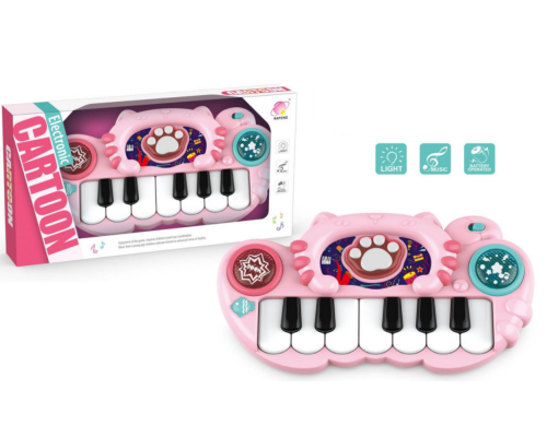 Піаніно музичний світитьсяна батарейках  (26 * 13 * 3) №886D