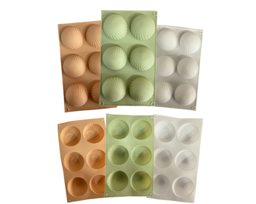 Форма для випікання силікон прямокутна  6місна 102гр.(30*17)см