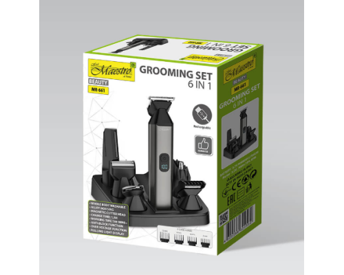 Набір для стрижки волосся 6 в 1 MR-661