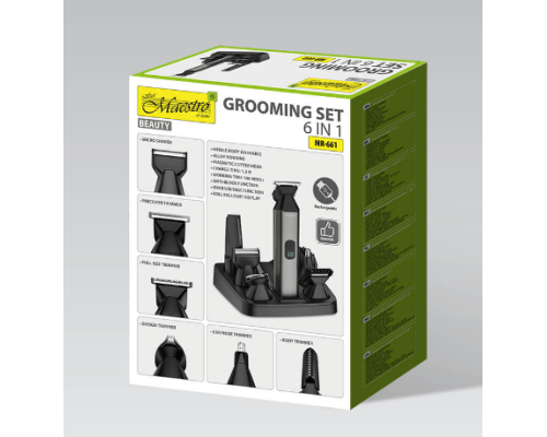 Набір для стрижки волосся 6 в 1 MR-661