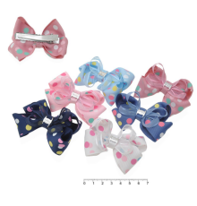 Заколка уточка для волосся з бантом 7см 1шт (37-14359)