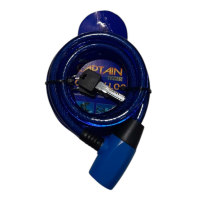 Замок для велосипеда 2кл. 12мм*80см №2025-4