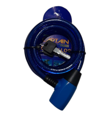 Замок для велосипеда 2кл. 12мм*80см №2025-4