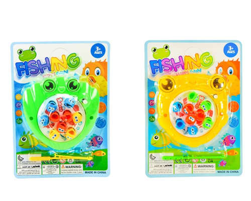 Рибалка арт. 777A магніт., вудка, рибки, планшет 22*4,5*24см (Green)