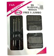 Набір голок 55шт на аркуші №Д-55