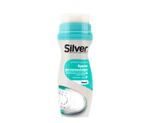 Silver крем-фарба рідка д/спортивного взуття 75мл біла (LS2005-04)