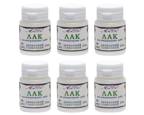 Лак акріловий глянсовий 20мл Л-170