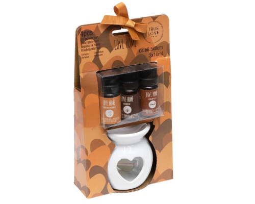 Набір ароматичних олій 3х10 мл з керамічною лампою AXW231-1